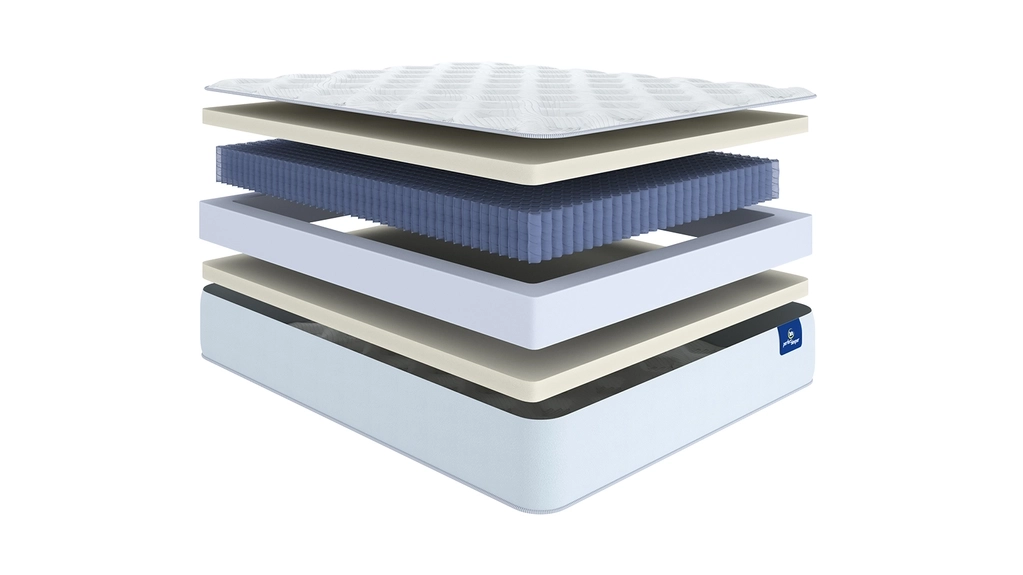 Комплект Матрас SERTA PARKER + Чехол Protect-a-Bed Terry Askona изображение товара - 1 - большое изображение