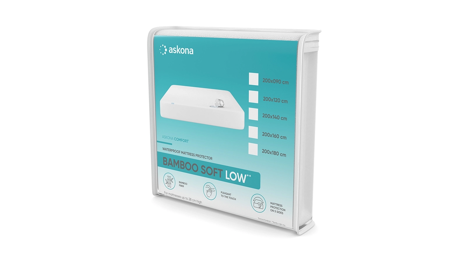 Защитный чехол для матраса Bamboo Soft low Askona картинка - 1 - большое изображение