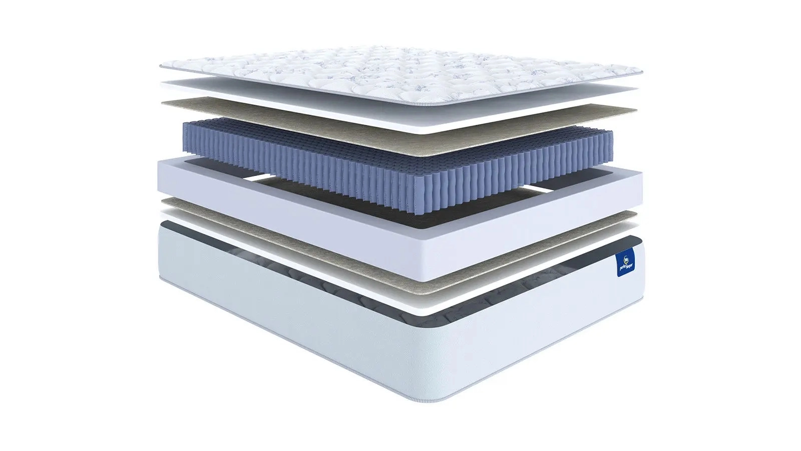 Комплект Матрас Serta Atlanta Medium + Чехол Protect-a-Bed Terry Askona изображение товара - 1 - большое изображение