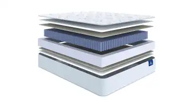 Комплект Матрас Serta Atlanta Medium + Чехол Protect-a-Bed Terry Askona изображение товара - 1 - превью