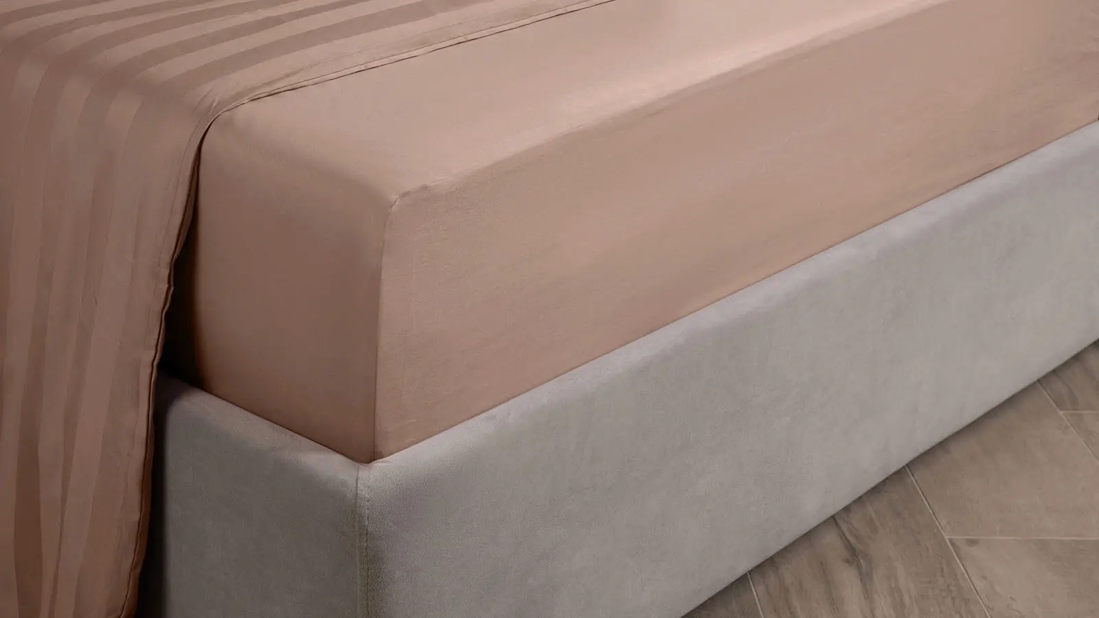 Простынь на резинке Askona Comfort, Миндаль Askona фото - 3 - большое изображение