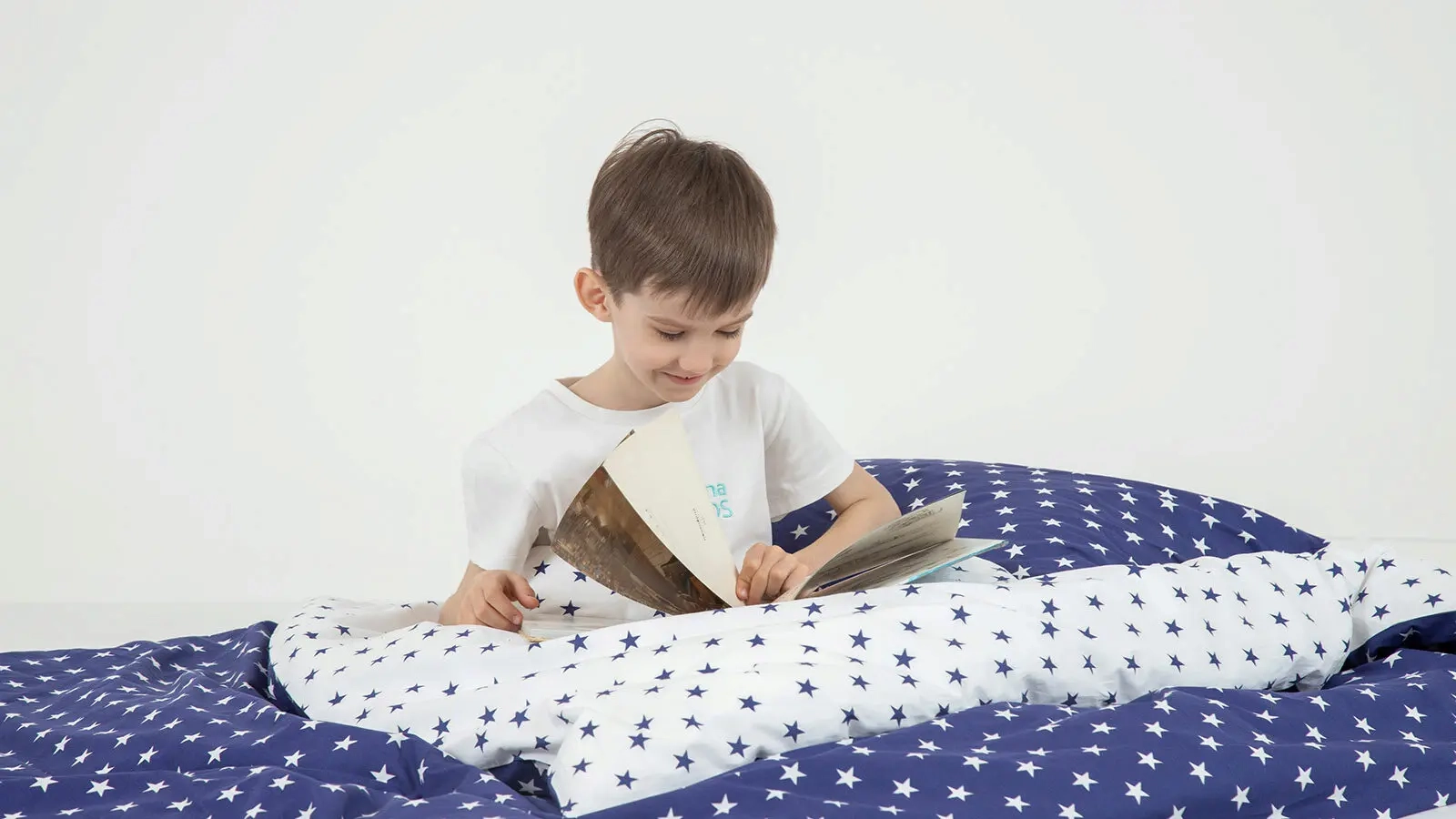 Постельное белье Askona kids Звезды синие Askona фото - 7 - большое изображение