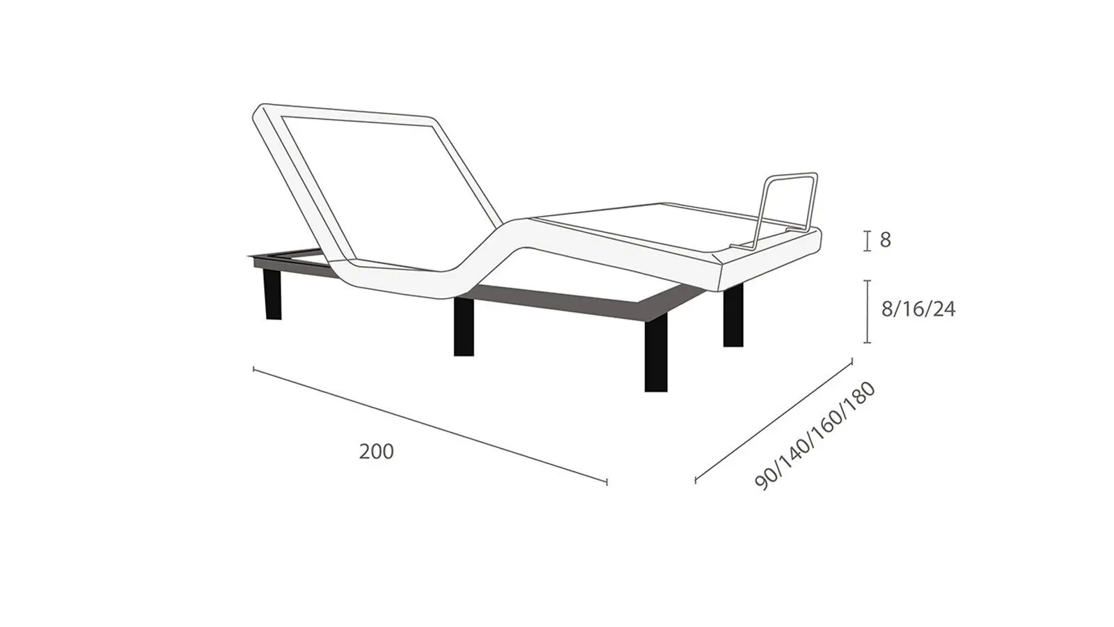 Комплект Ergomotion 3160 Plus + матрас Serta Parker Askona фото - 6 - большое изображение