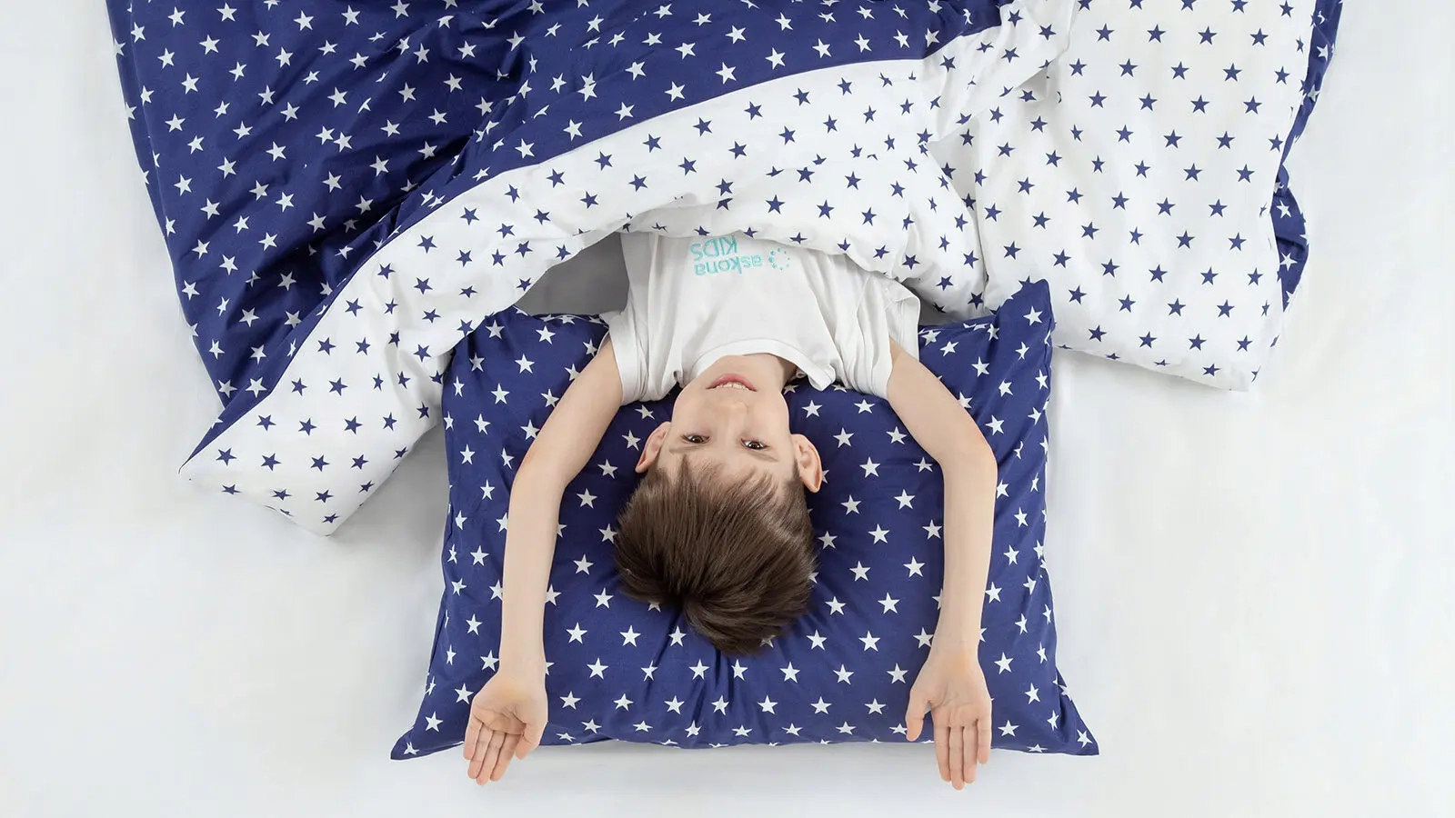 Постельное белье Askona kids Звезды синие Askona фото - 2 - большое изображение