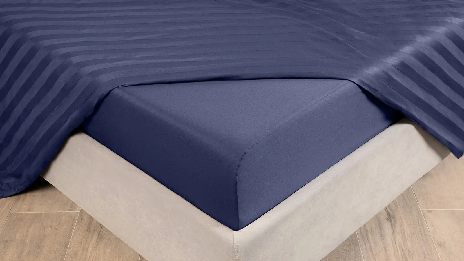 Простынь на резинке Askona Comfort, Глубокий синий Askona фото - 2 - большое изображение