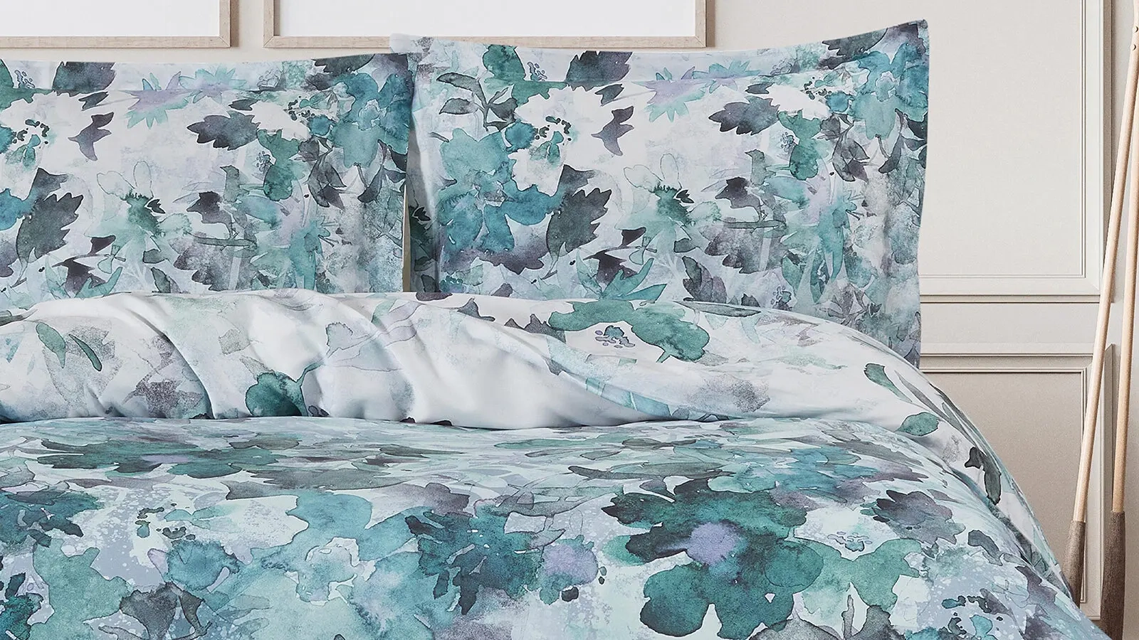 Постельное белье Trend Tencel Pro Green Flowers Askona фото - 3 - большое изображение