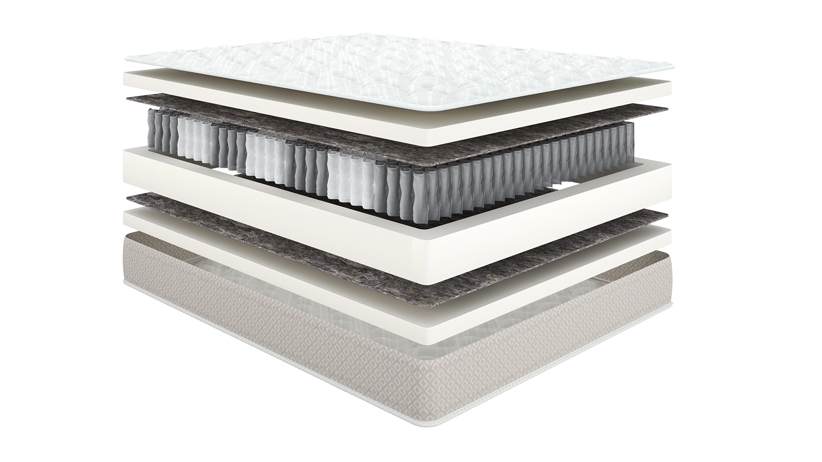 Комплект Матрас Classic Medium + Чехол Protect-a-Bed Simple Askona изображение товара - 1 - большое изображение