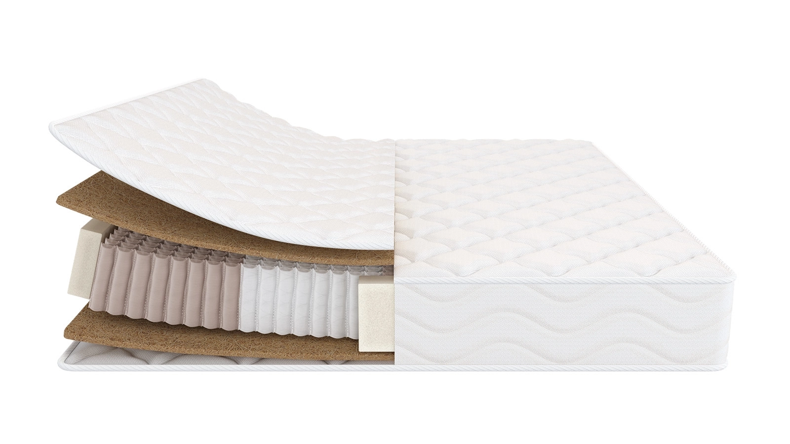 Комплект Матрас Family Care + Чехол Protect-a-Bed Simple Askona изображение товара - 2 - большое изображение