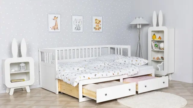 Детская кровать Ruby Duo с ящиками фото - 5 - большое изображение
