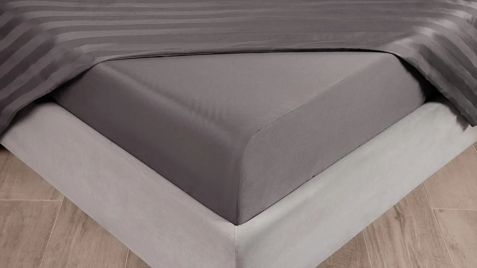 Простынь на резинке Askona Comfort, Графит Askona фото - 2 - большое изображение