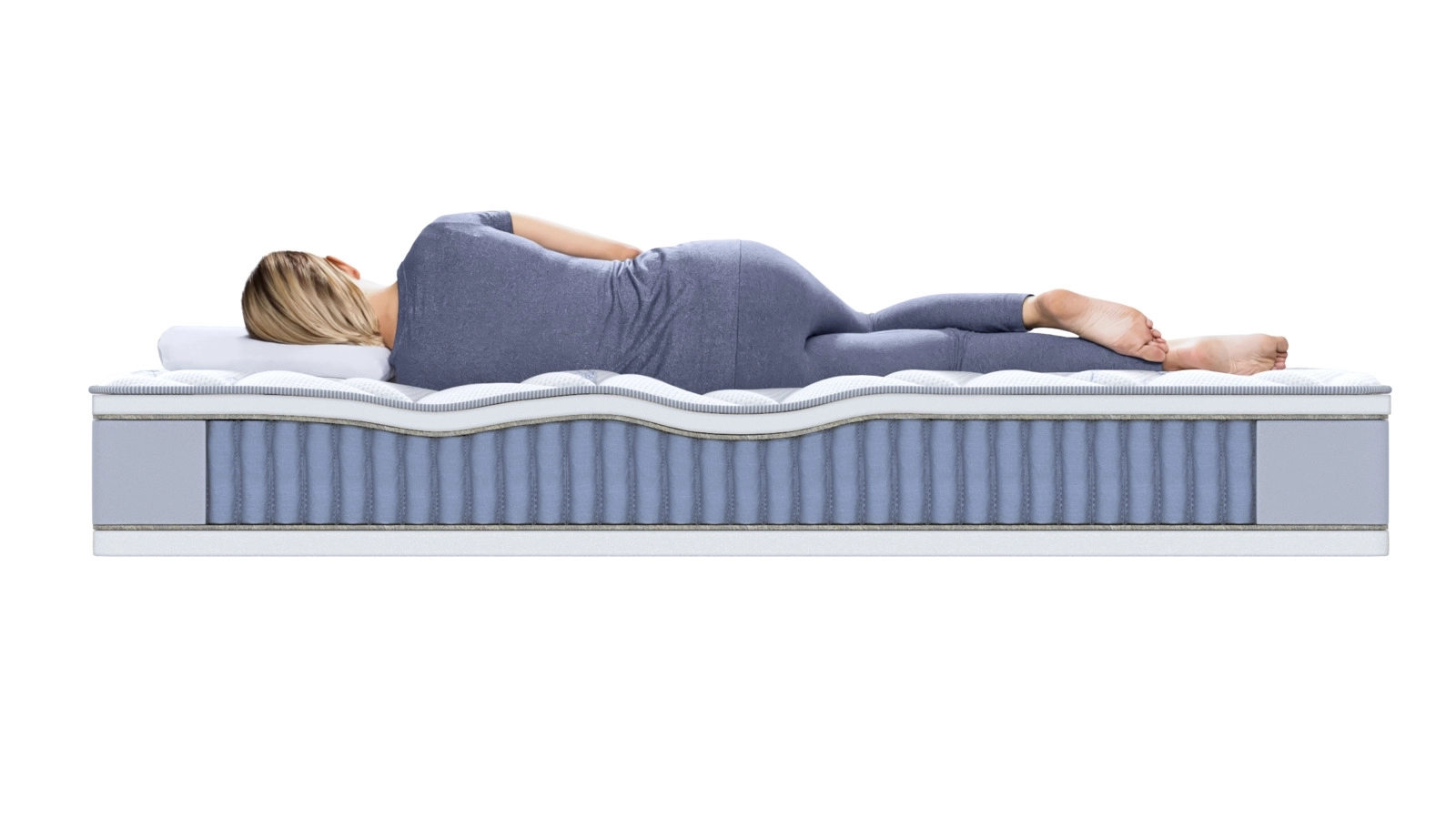 Комплект Матрас Serta Atlanta Medium + Чехол Protect-a-Bed Terry Askona изображение товара - 4 - большое изображение