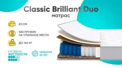 Матрас Classic Brilliant Duo Askona изображение товара - 1 - превью