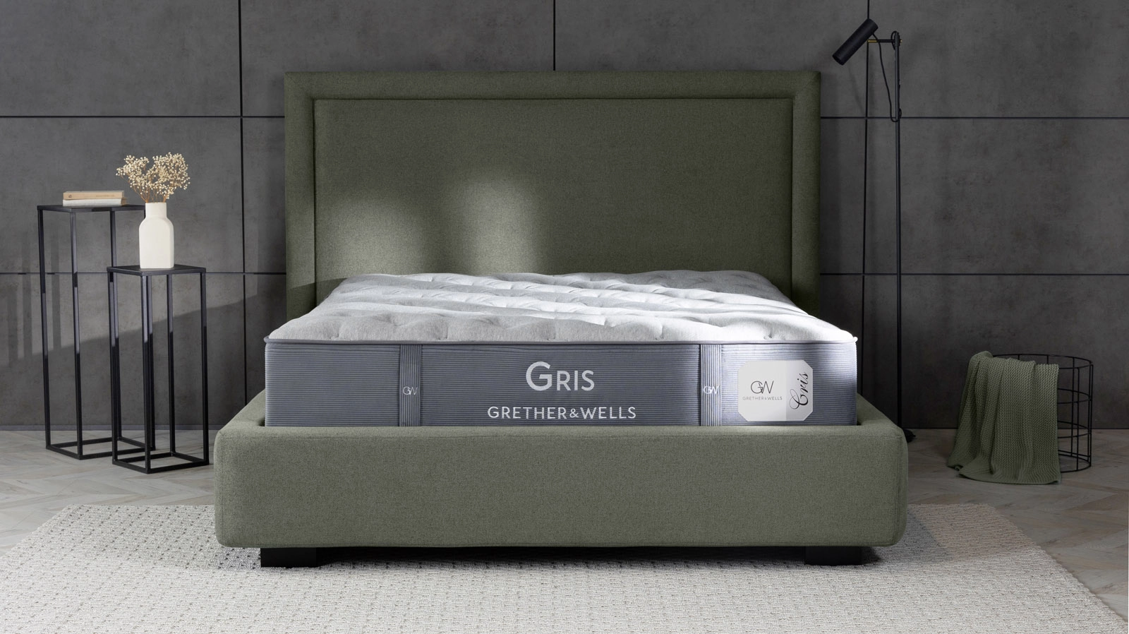 Анатомический матрас Grether & Wells Gris Askona изображение товара - 3 - большое изображение
